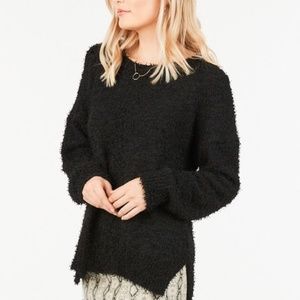 Fuzzy Black Sweater